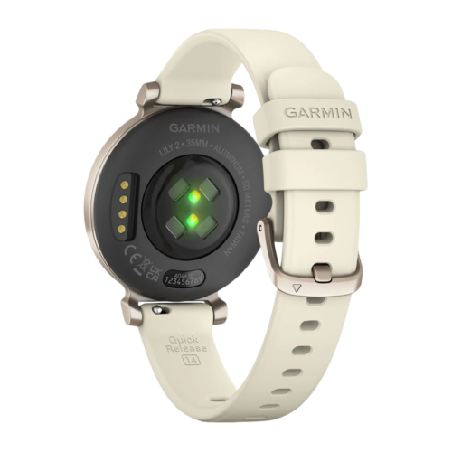 Умные часы Garmin Lily 2, силиконовый ремешок цвета «кокос» - изображение 3