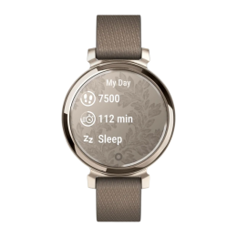Умные часы Garmin Lily 2 Classic, нейлоновый ремешок кофейного цвета