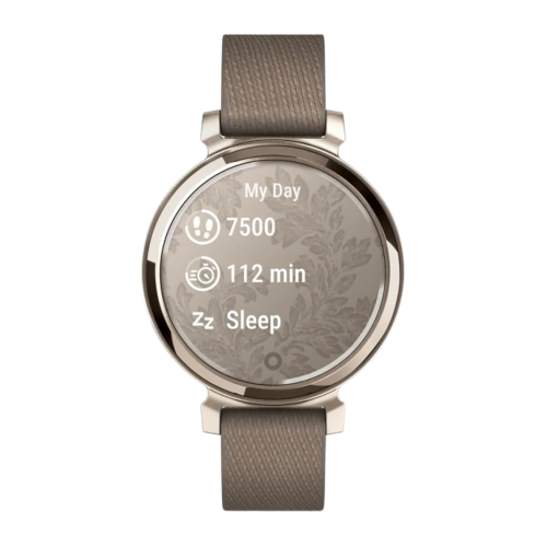 Умные часы Garmin Lily 2 Classic, нейлоновый ремешок кофейного цвета