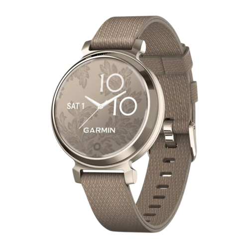 Умные часы Garmin Lily 2 Classic, нейлоновый ремешок кофейного цвета - изображение 1
