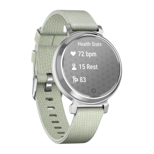 Умные часы Garmin Lily 2 Classic, нейлоновый ремешок серо-шалфейного цвета - изображение 3