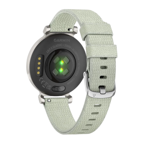 Умные часы Garmin Lily 2 Classic, нейлоновый ремешок серо-шалфейного цвета - изображение 4