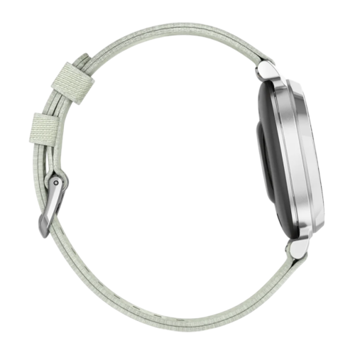 Умные часы Garmin Lily 2 Classic, нейлоновый ремешок серо-шалфейного цвета - изображение 5