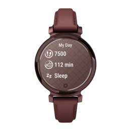 Умные часы Garmin Lily 2 Classic, кожаный ремешок цвета «красная шелковица»