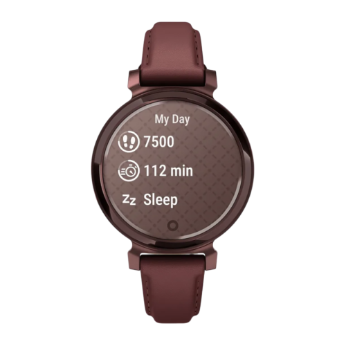 Умные часы Garmin Lily 2 Classic, кожаный ремешок цвета «красная шелковица»