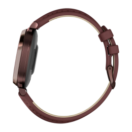 Умные часы Garmin Lily 2 Classic, кожаный ремешок цвета «красная шелковица» - изображение 2