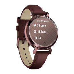 Умные часы Garmin Lily 2 Classic, кожаный ремешок цвета «красная шелковица» - изображение 3