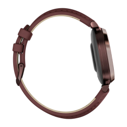 Умные часы Garmin Lily 2 Classic, кожаный ремешок цвета «красная шелковица» - изображение 4