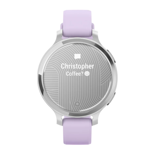 Умные часы Garmin Lily 2 Active, силиконовый ремешок цвета «фиолетовый жасмин»