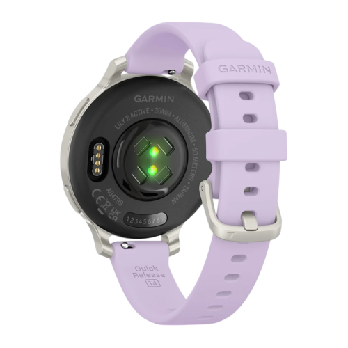 Умные часы Garmin Lily 2 Active, силиконовый ремешок цвета «фиолетовый жасмин» - изображение 4