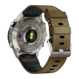 Умные часы Garmin MARQ Adventurer (Gen 2) Damascus Steel Edition, гибридный ремешок, чёрный силиконовый ремешок - изображение 2