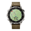 Умные часы Garmin MARQ Adventurer (Gen 2) Damascus Steel Edition, гибридный ремешок, чёрный силиконовый ремешок - миниатюра 3