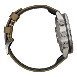 Умные часы Garmin MARQ Adventurer (Gen 2) Damascus Steel Edition, гибридный ремешок, чёрный силиконовый ремешок - изображение 5