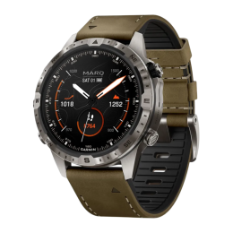 Умные часы Garmin MARQ Adventurer (Gen 2), гибридный ремешок, чёрный силиконовый ремешок - изображение 1