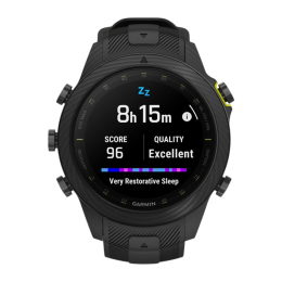 Умные часы Garmin MARQ Athlete (Gen 2) Carbon Edition, чёрный силиконовый ремешок
