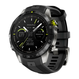 Умные часы Garmin MARQ Athlete (Gen 2), чёрный силиконовый ремешок - изображение 1