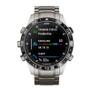 Умные часы Garmin MARQ Aviator (Gen 2), титановый блочный браслет, чёрный силиконовый ремешок - миниатюра 4