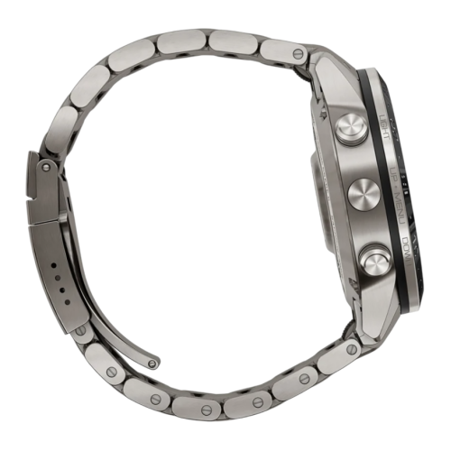 Умные часы Garmin MARQ Aviator (Gen 2), титановый блочный браслет, чёрный силиконовый ремешок - изображение 7