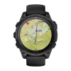 Умные часы Garmin tactix 8, 47 мм, AMOLED, силиконовый ремешок цвета чёрный/«серая галька» - миниатюра 3