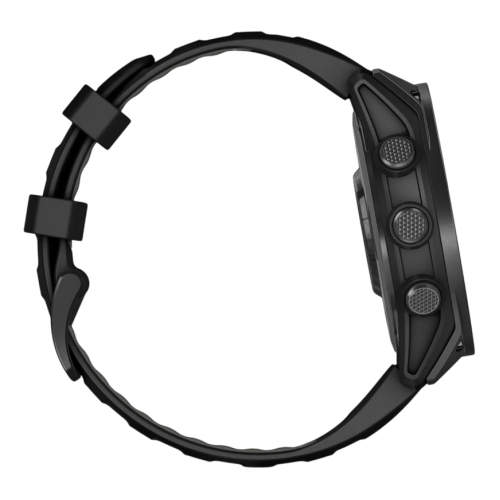 Умные часы Garmin tactix 8, 47 мм, AMOLED, силиконовый ремешок цвета чёрный/«серая галька» - изображение 4