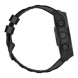 Умные часы Garmin tactix 8, 51 мм, AMOLED, силиконовый ремешок чёрный/«серая галька» - изображение 3