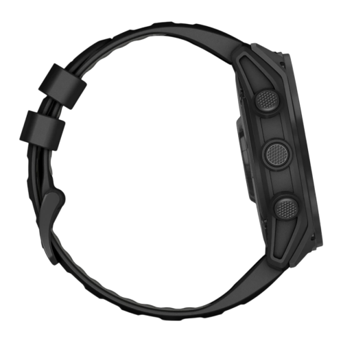 Умные часы Garmin tactix 8, 51 мм, AMOLED, силиконовый ремешок чёрный/«серая галька» - изображение 3