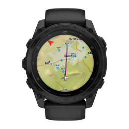 Умные часы Garmin tactix 8, 51 мм, AMOLED, чёрный нейлоновый ремешок, силиконовый ремешок цвета чёрный/«серая галька» - изображение 6