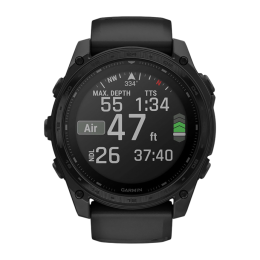 Умные часы Garmin tactix 8, 51 мм, Solar, чёрный нейлоновый ремешок, чёрный силиконовый ремешок - изображение 2