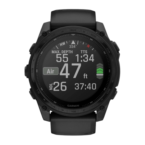 Умные часы Garmin tactix 8, 51 мм, Solar, чёрный нейлоновый ремешок, чёрный силиконовый ремешок - изображение 2