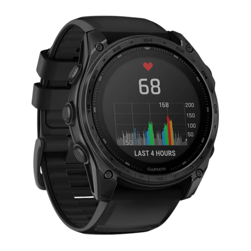 Умные часы Garmin tactix 8, 51 мм, Solar, Elite, чёрный нейлоновый ремешок, чёрный силиконовый ремешок - изображение 4