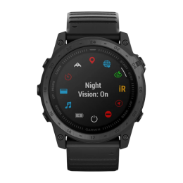 Умные часы Garmin tactix 7 Standard Edition, чёрный силиконовый ремешок