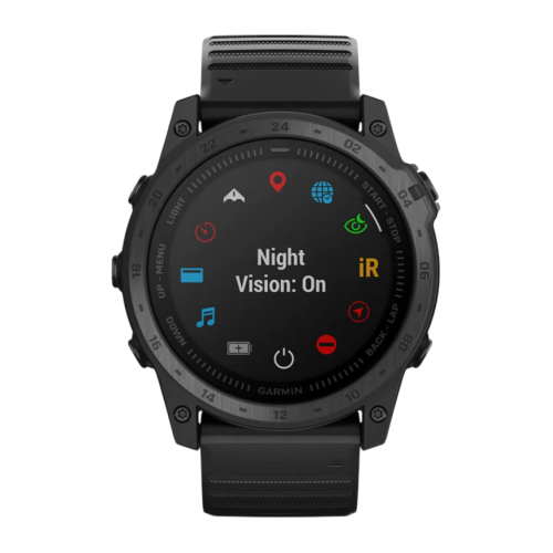 Умные часы Garmin tactix 7 Standard Edition, чёрный силиконовый ремешок