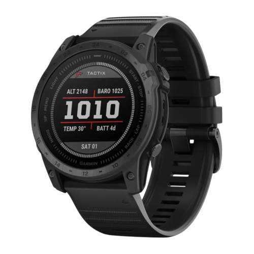 Умные часы Garmin tactix 7 Standard Edition, чёрный силиконовый ремешок - изображение 1