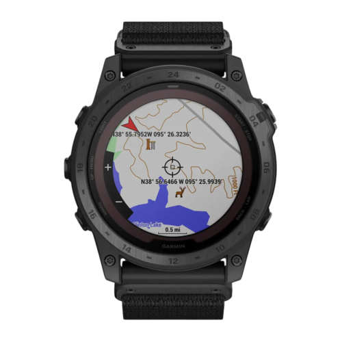 Умные часы Garmin tactix 7 Pro Ballistics Edition, чёрный нейлоновый ремешок, чёрный силиконовый ремешок - изображение 1