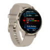 Умные часы Garmin Venu 3S, 41 мм, «французский серый» силиконовый ремешок - миниатюра 4