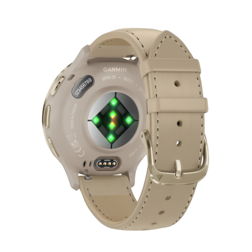 Умные часы Garmin Venu 3S, 41 мм, «французский серый» кожаный ремешок, «французский серый» силиконовый ремешок - изображение 1