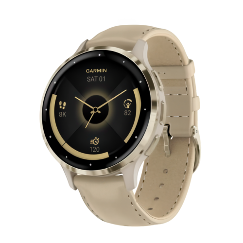 Умные часы Garmin Venu 3S, 41 мм, «французский серый» кожаный ремешок, «французский серый» силиконовый ремешок - изображение 5