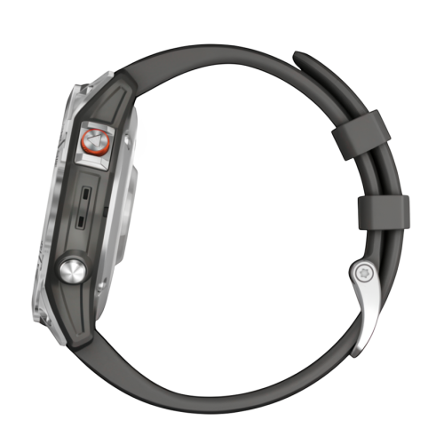 Умные часы Garmin epix (Gen 2) Standard Edition, 47 мм, чёрный силиконовый ремешок - изображение 3