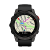 Умные часы Garmin epix (Gen 2) Sapphire Edition, 47 мм, чёрный силиконовый ремешок - миниатюра 2