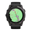 Умные часы Garmin epix Pro (Gen 2) Sapphire Edition, 51 мм, чёрный силиконовый ремешок - миниатюра 3