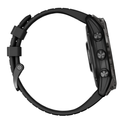 Умные часы Garmin epix Pro (Gen 2) Sapphire Edition, 51 мм, чёрный силиконовый ремешок - изображение 5