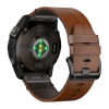 Умные часы Garmin epix Pro (Gen 2) Sapphire Edition, 51 мм, каштановый кожаный ремешок, графитовый силиконовый ремешок - миниатюра 3