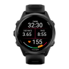 Умные часы Garmin Forerunner 570, 42 мм, силиконовый ремешок цвета «полупрозрачный чёрный»/чёрный