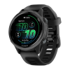 Умные часы Garmin Forerunner 570, 42 мм, силиконовый ремешок цвета «полупрозрачный чёрный»/чёрный - миниатюра 1