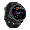 Умные часы Garmin Forerunner 570, 42 мм, силиконовый ремешок цвета «полупрозрачный чёрный»/чёрный - миниатюра 4
