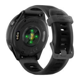 Умные часы Garmin Forerunner 570, 47 мм, силиконовый ремешок цвета «полупрозрачный чёрный»/чёрный - изображение 2