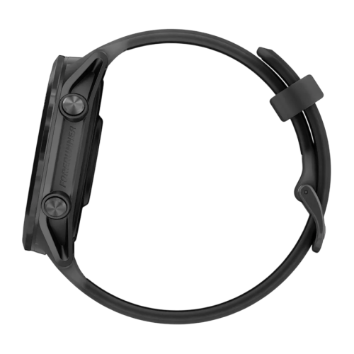 Умные часы Garmin Forerunner 570, 47 мм, силиконовый ремешок цвета «полупрозрачный чёрный»/чёрный - изображение 3