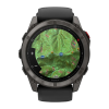 Умные часы Garmin fenix 8 Pro, 51 мм, AMOLED, титан с DLC, сапфир, силиконовый ремешок цвета «чёрный/серый» - миниатюра 1
