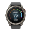 Умные часы Garmin fenix 8 Pro, 51 мм, AMOLED, титан, сапфир, силиконовый ремешок цвета «графитовый/чёрный»