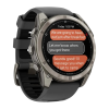 Умные часы Garmin fenix 8 Pro, 51 мм, AMOLED, титан, сапфир, силиконовый ремешок цвета «графитовый/чёрный» - миниатюра 2